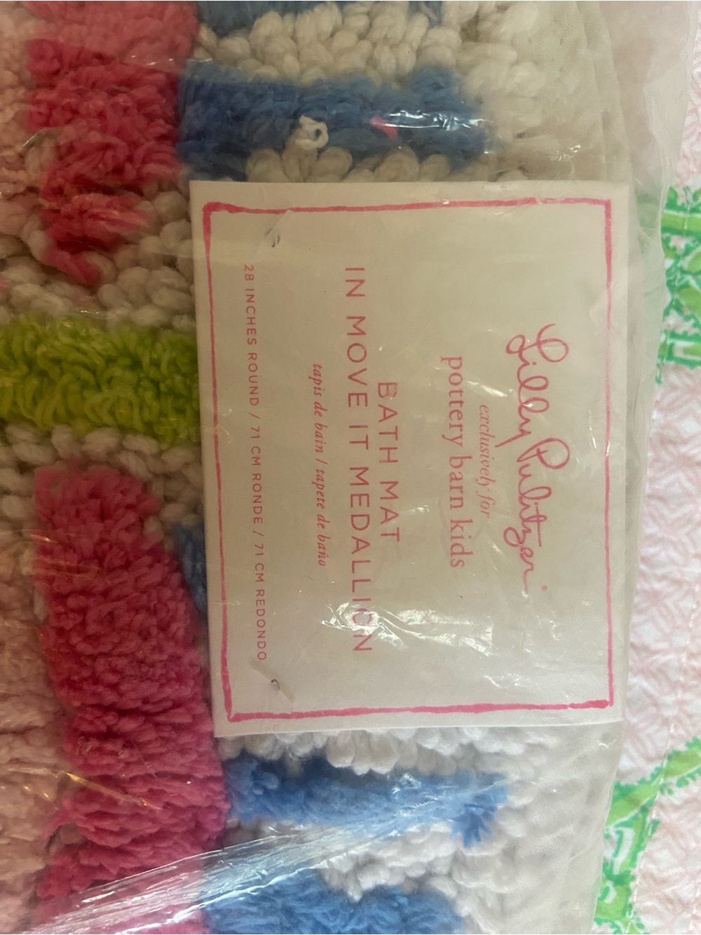 Lilly Pulitzer Bath Mat in Move it Medallion! NWT! Fast shipping! - Picture 5 of 7